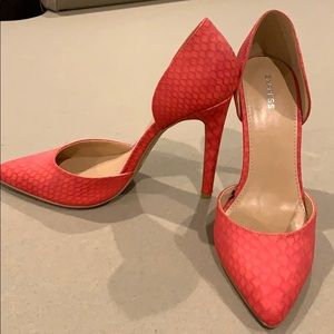 Coral heels